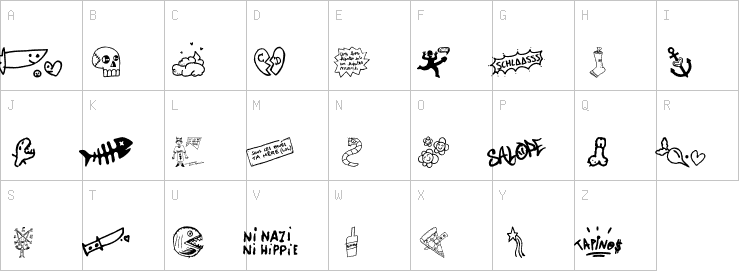 Uppercase characters