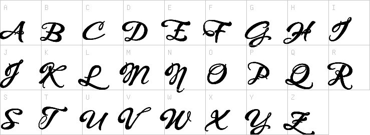 Uppercase characters