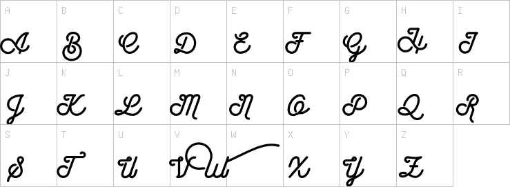 Uppercase characters