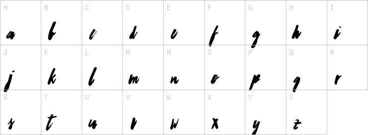 Uppercase characters