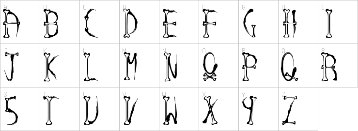 Uppercase characters