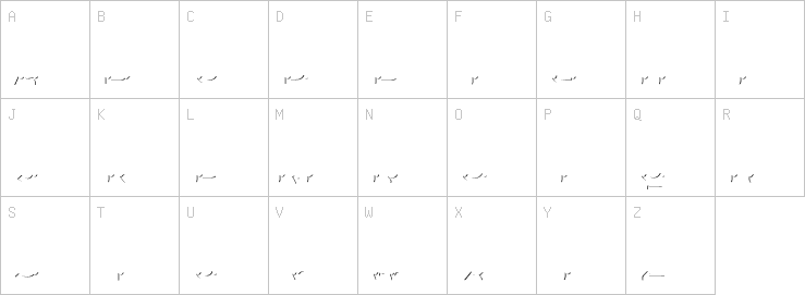 Uppercase characters