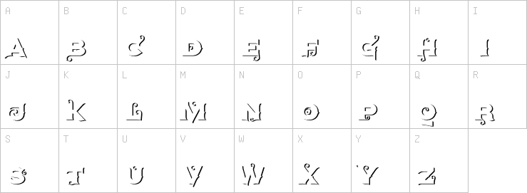 Uppercase characters