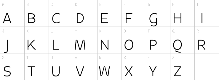 Uppercase characters