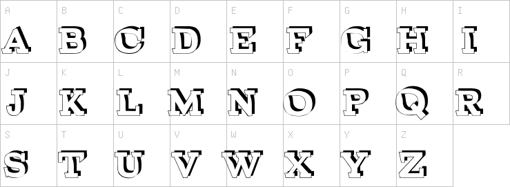Uppercase characters