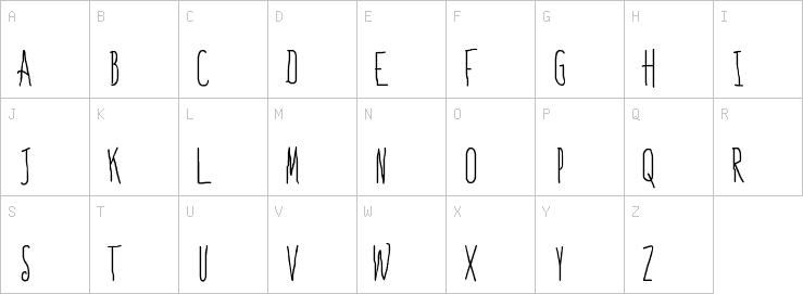 Uppercase characters