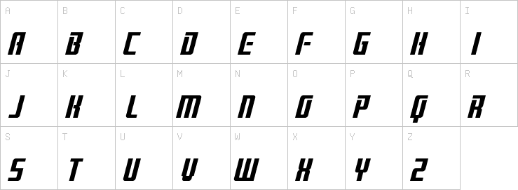 Uppercase characters