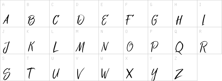 Uppercase characters