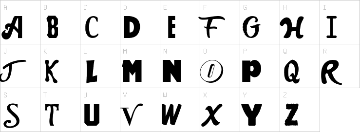 Uppercase characters