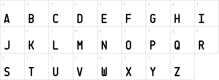 Uppercase characters