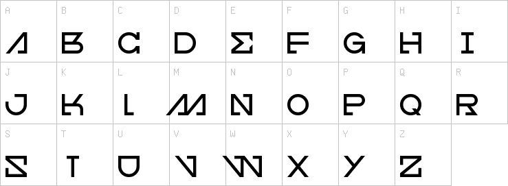 Uppercase characters