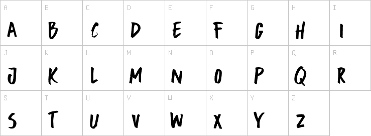 Uppercase characters