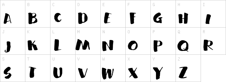 Uppercase characters