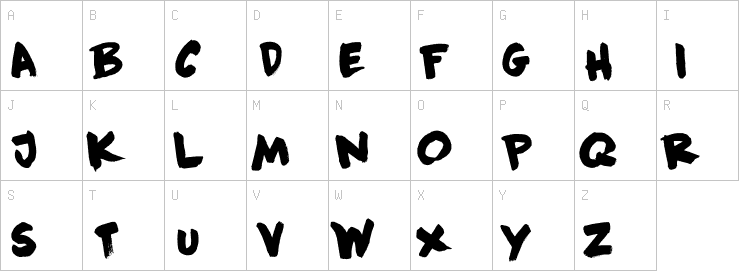 Uppercase characters