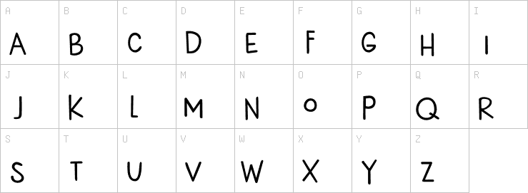 Uppercase characters