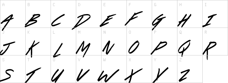 Uppercase characters