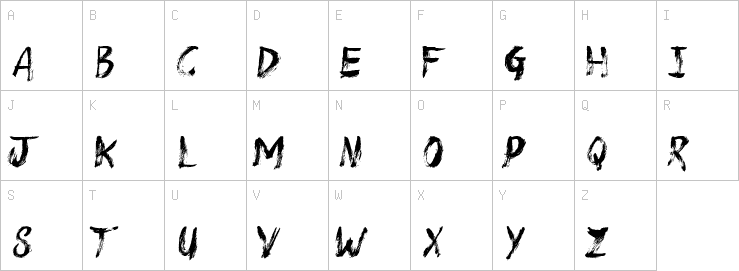 Uppercase characters