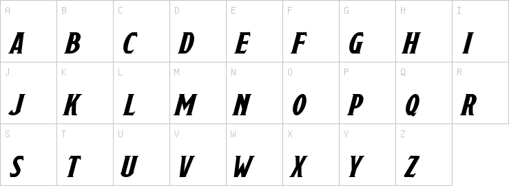 Uppercase characters