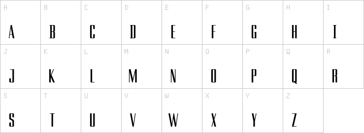 Uppercase characters