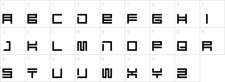 Uppercase characters