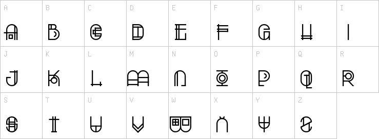 Uppercase characters
