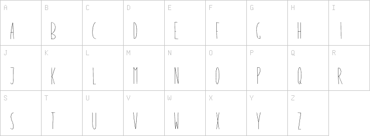 Uppercase characters