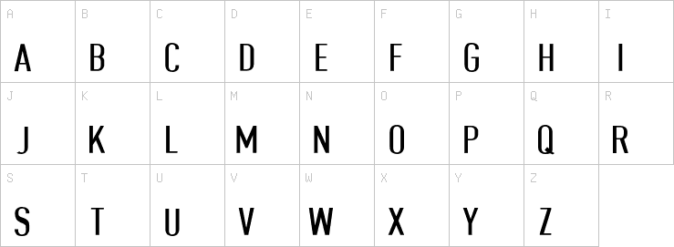 Uppercase characters