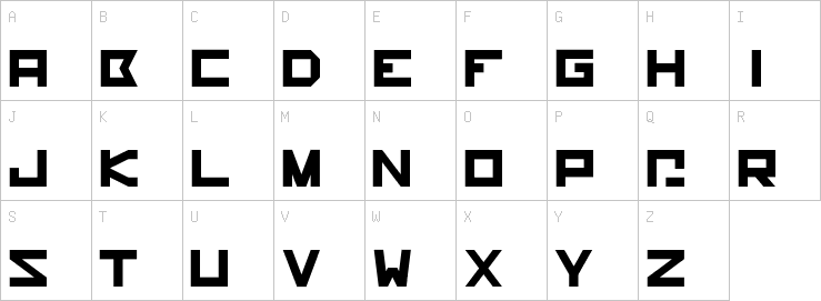 Uppercase characters