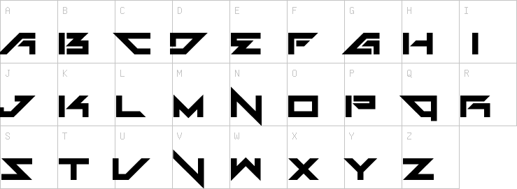 Uppercase characters