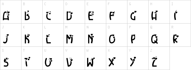 Uppercase characters