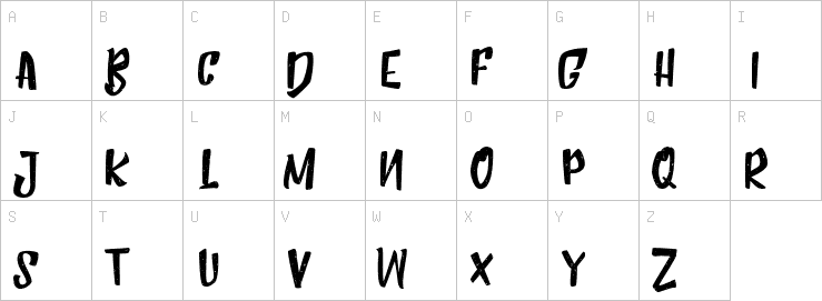 Uppercase characters