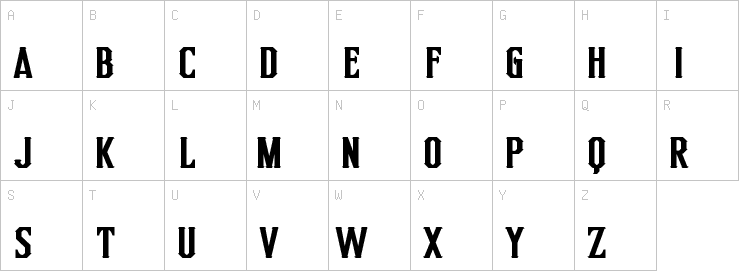 Uppercase characters
