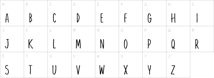 Uppercase characters
