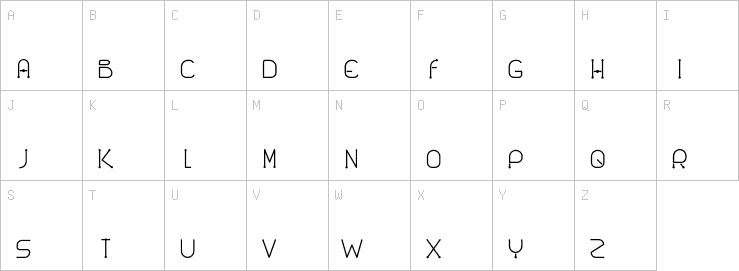Uppercase characters