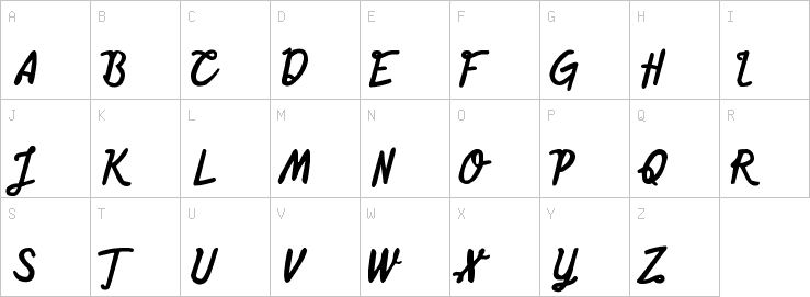 Uppercase characters
