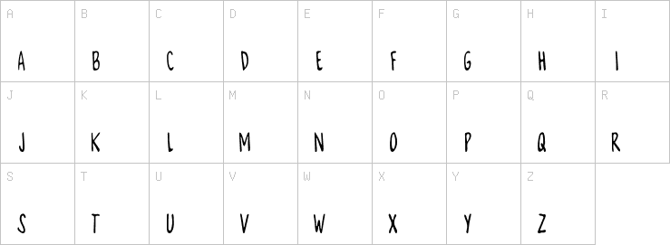 Uppercase characters