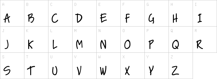 Uppercase characters