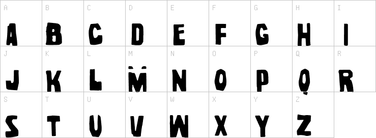 Uppercase characters