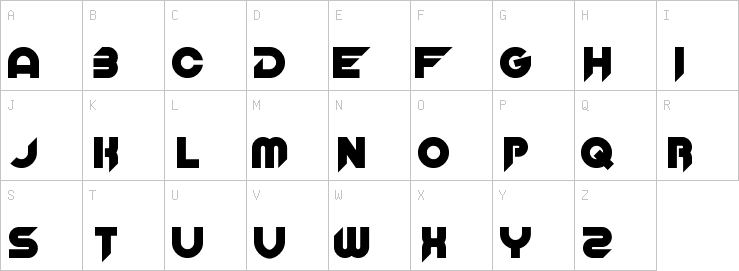 Uppercase characters
