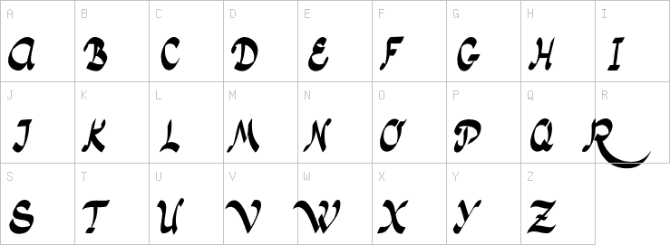 Uppercase characters