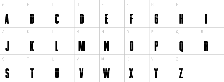 Uppercase characters