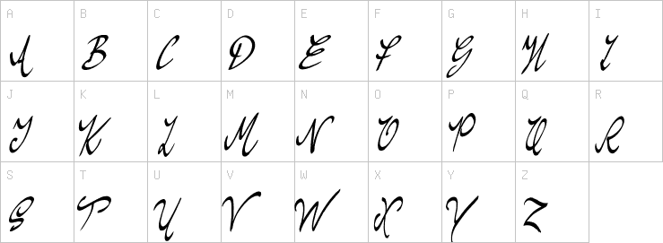 Uppercase characters
