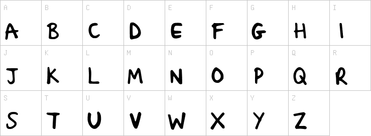 Uppercase characters