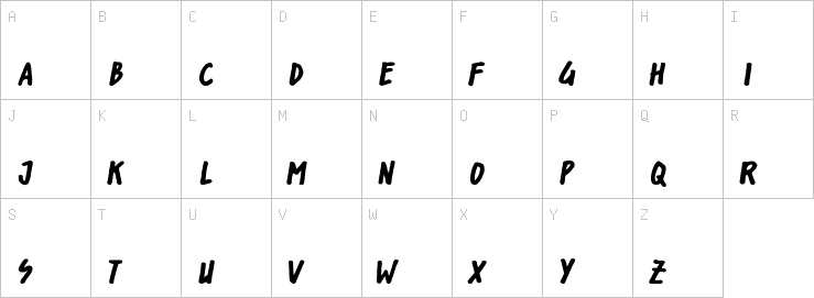 Uppercase characters