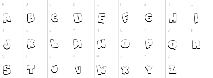 Uppercase characters