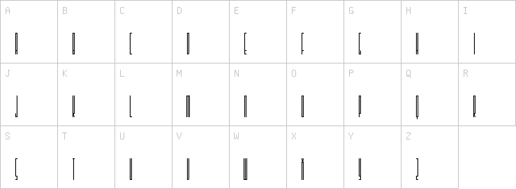 Uppercase characters