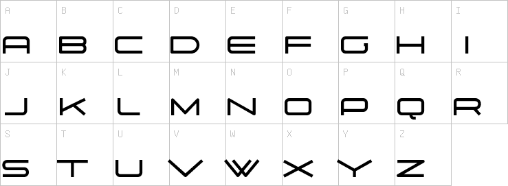 Uppercase characters