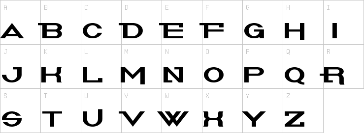 Uppercase characters