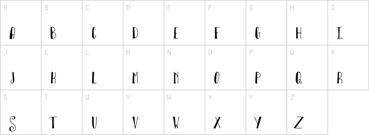 Uppercase characters