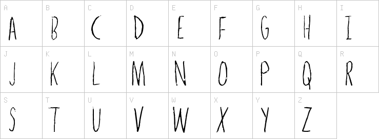 Uppercase characters